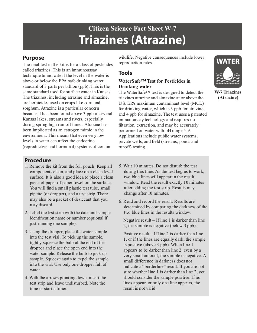 W-07 triazines cover