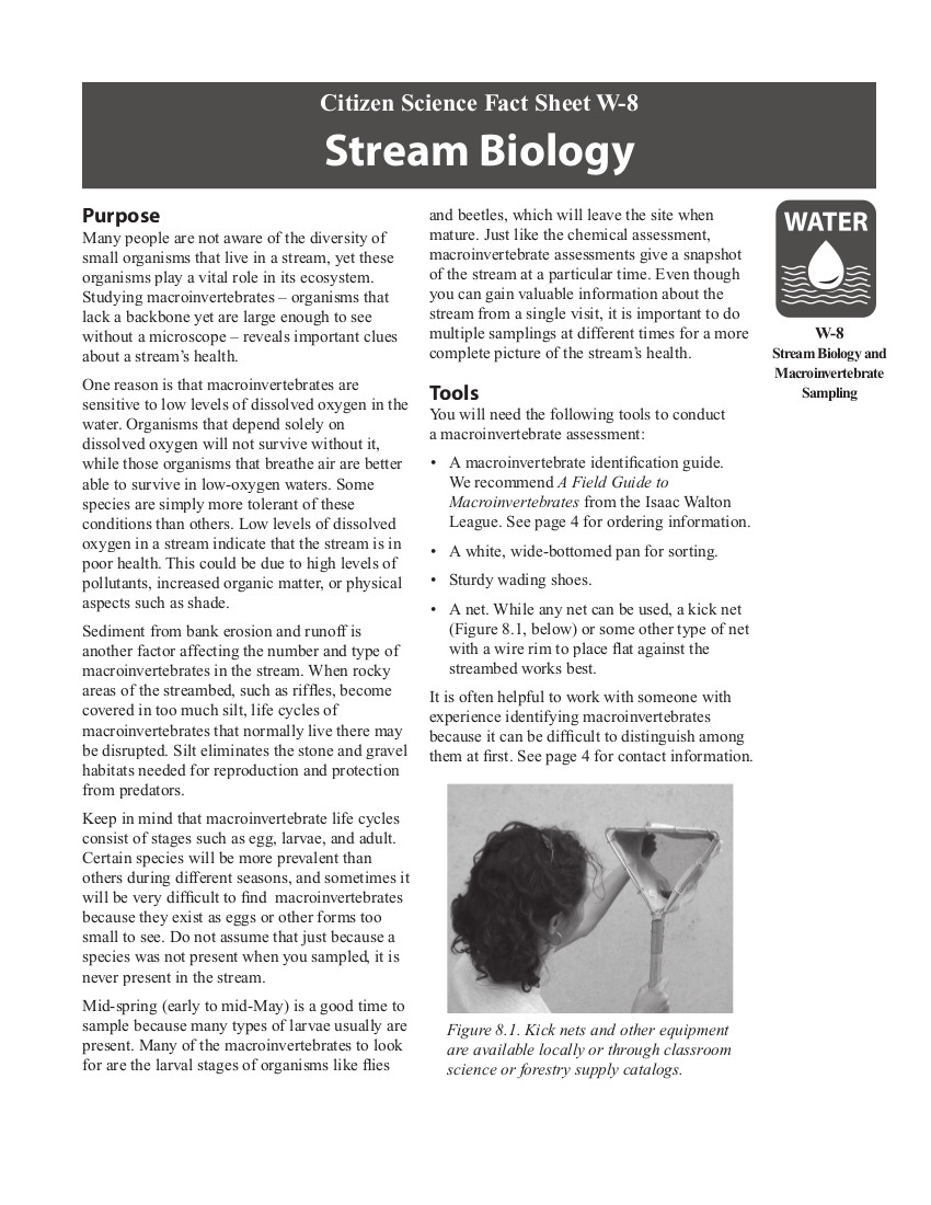 W-08 stream biology cover